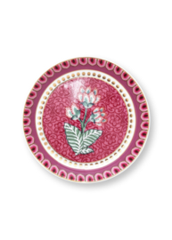 Pip studio Flower festival teatip - ⌀9cm -  Roze