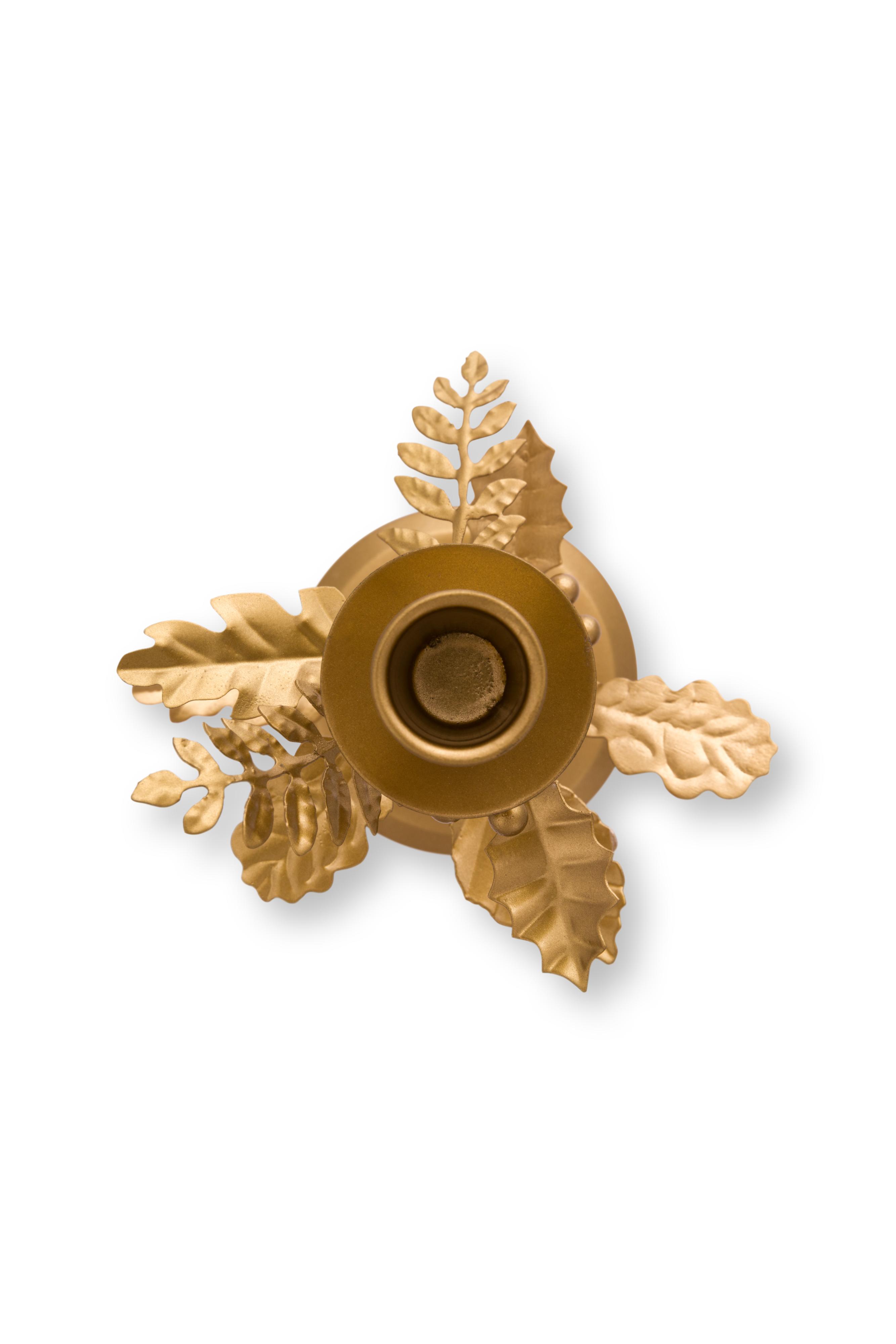Pip Studio Kandelaar Gold Leaves - 21.5cm