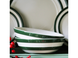 Cornishware Adder Green ontbijtbord - ⌀22cm - Groen