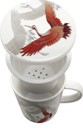 Edo Japan Theemok Set Crane white - 300ml