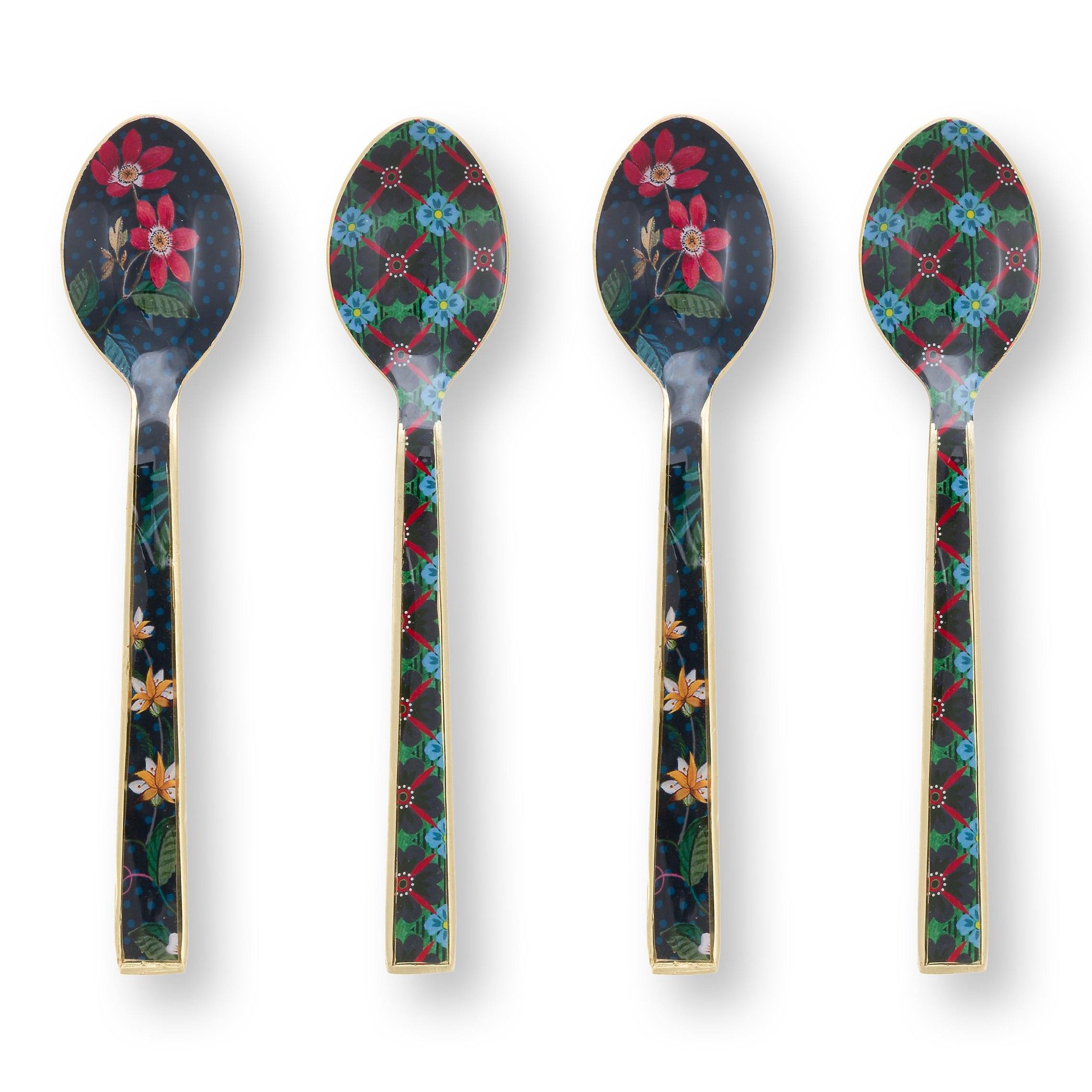 Pip Studio Berry Blues Theelepels set/4