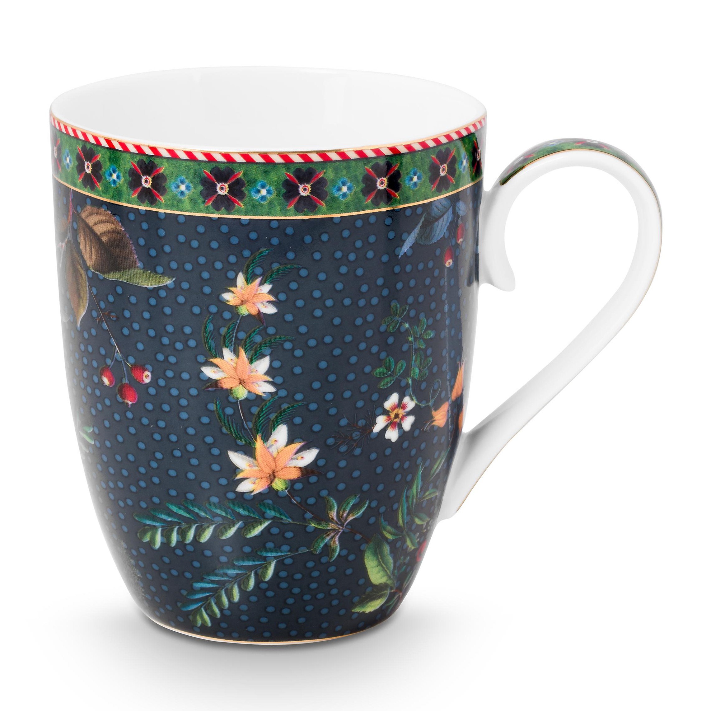 Pip Studio Berry Blues mokken set/2 - 350ml