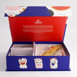 Tokyo Design Kawaii Sushi Set voor 2 personen - Lucky Cat