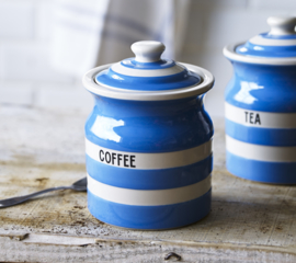 Cornishware Cornishblue voorraadpot - Coffee - 840ml