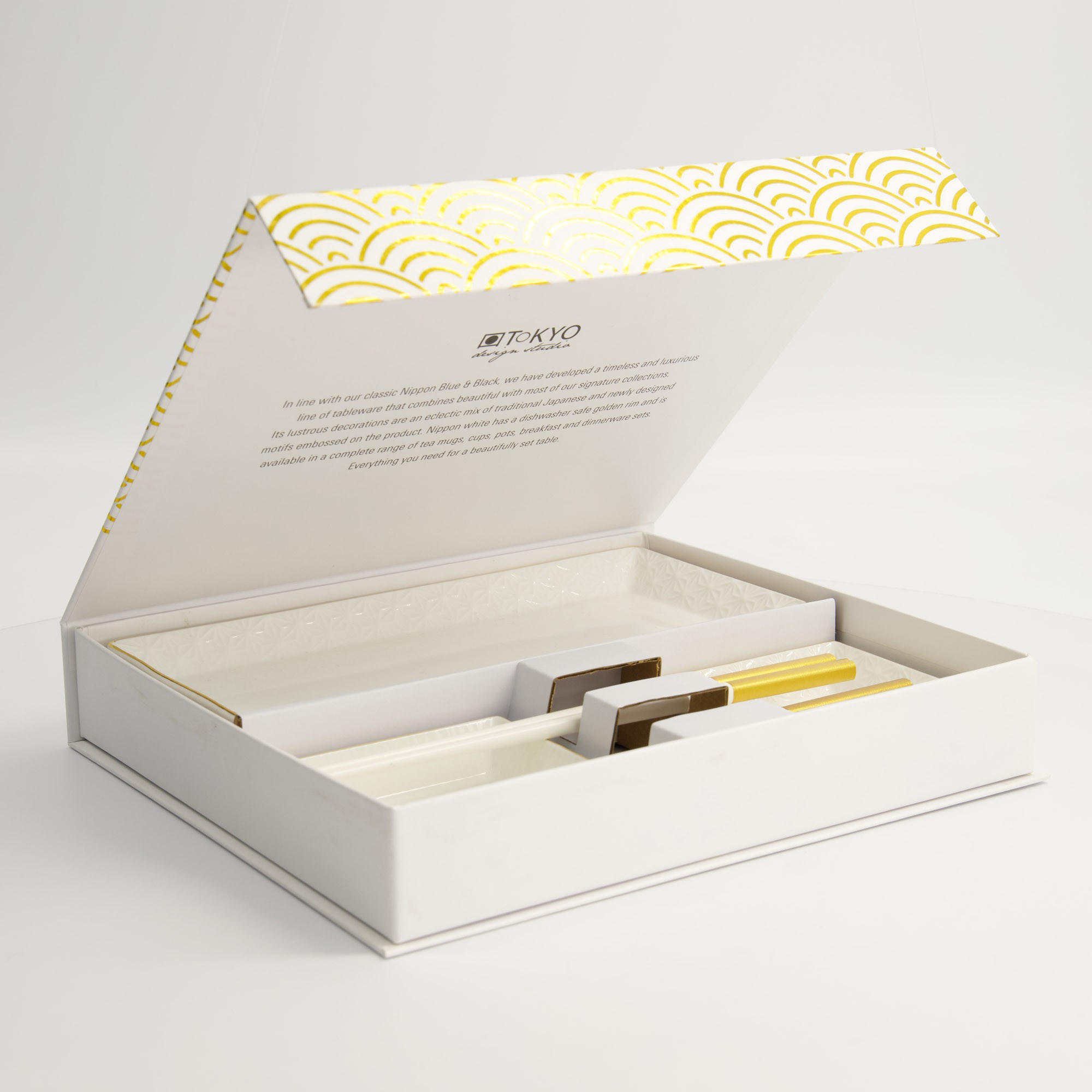 Tokyo Design Nippon White Sushiset voor 2 personen