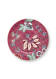 Pip studio Flower festival gebaksbord - ⌀17cm - Roze