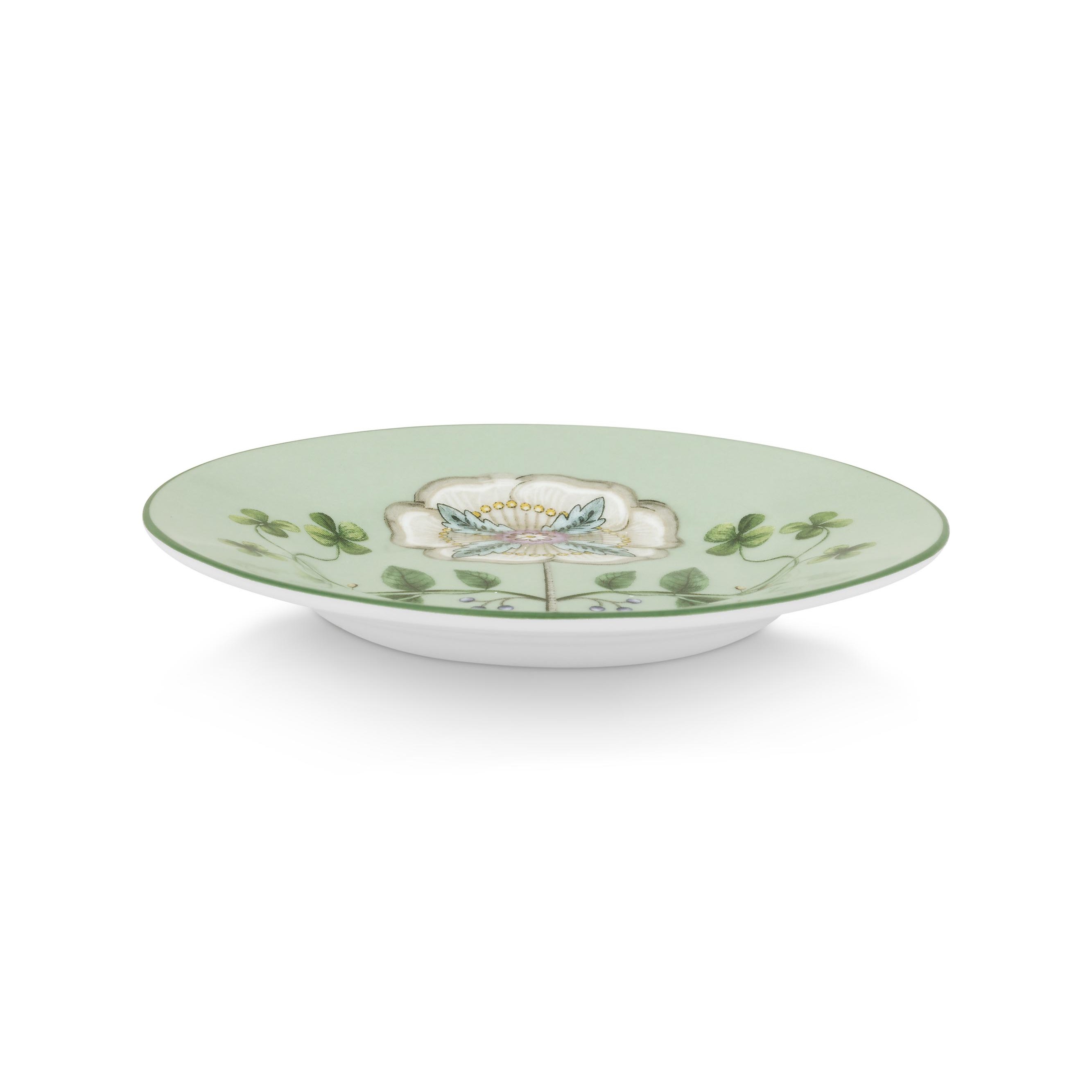 Pip Studio Lily & Lotus Set van vier - Petit Four bord - ⌀12cm