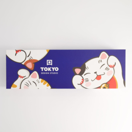 Tokyo Design Kawaii Mokken set van vier - Lucky Cat - 170ml