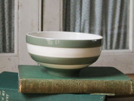 Cornishware Willow Green soepkom ⌀13cm