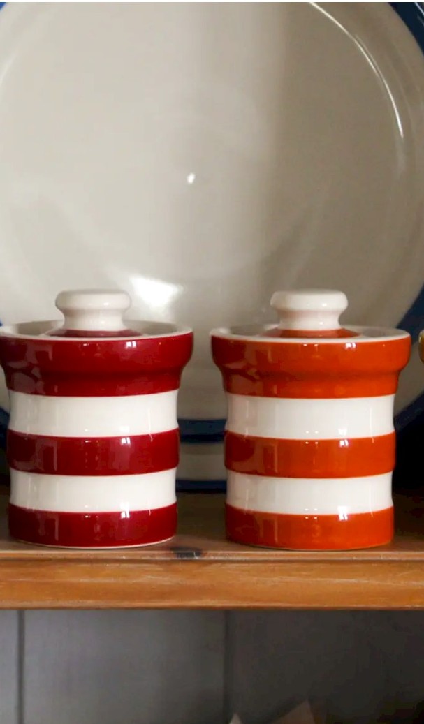 Cornishware Red Spice Jar - Kruidenpotje