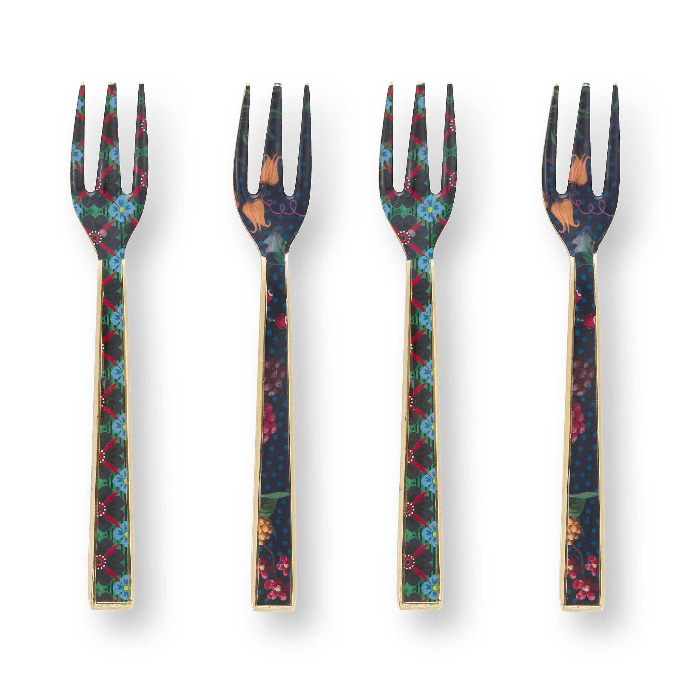 Pip Studio Berry Blues Gebaksvorkjes set/4