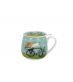 Duo Cats World "Bicycle" Theeset - 430ml