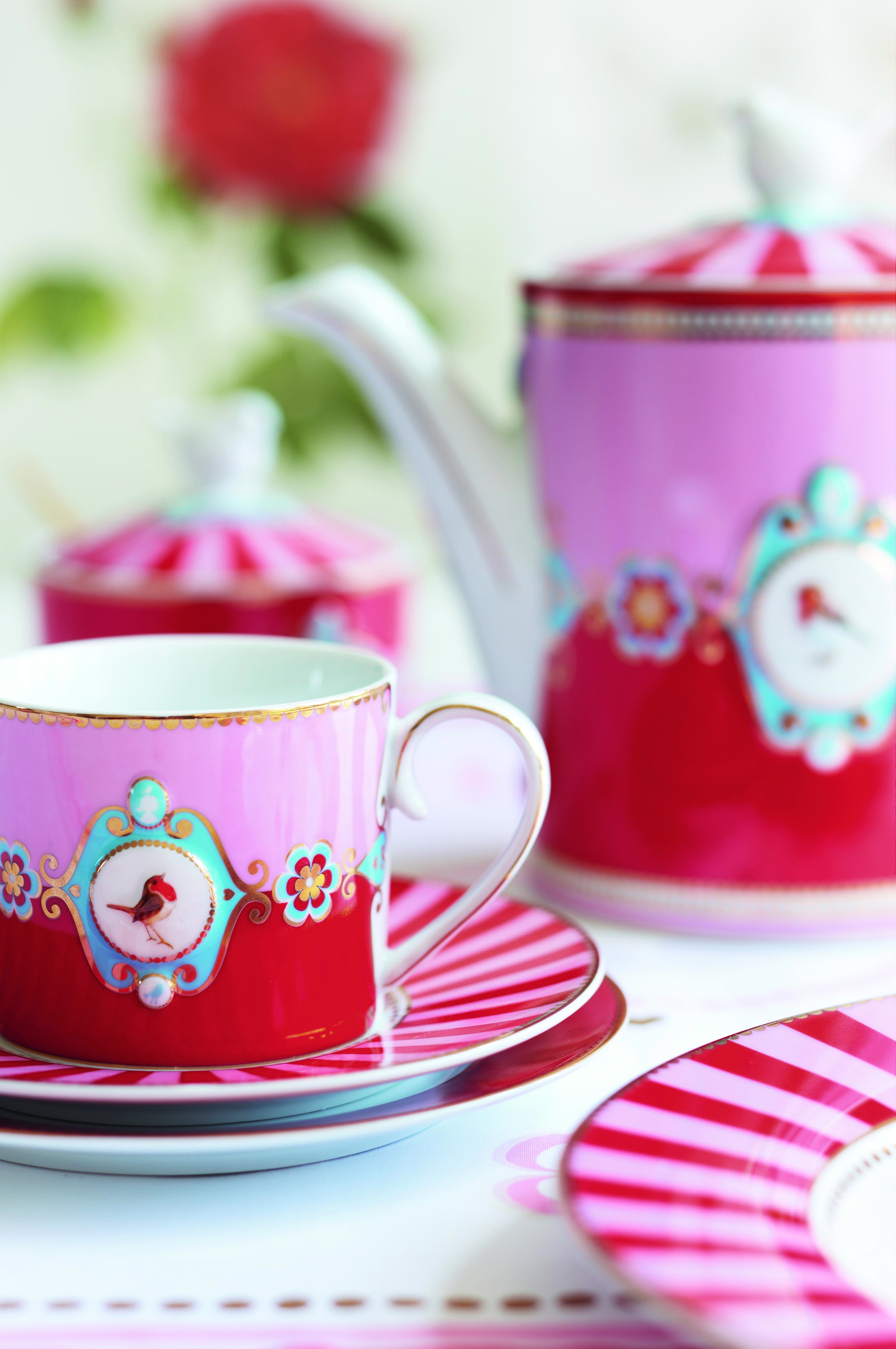 Pip Studio Love Birds medallion Roze Mok - 250ml