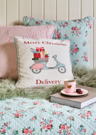 Greengate kussensloop - Scooter - Merry Christmas