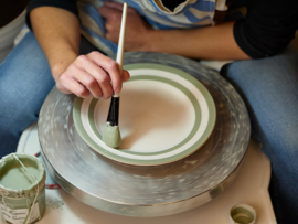 Cornishware Willow Green Pastakom ⌀24cm