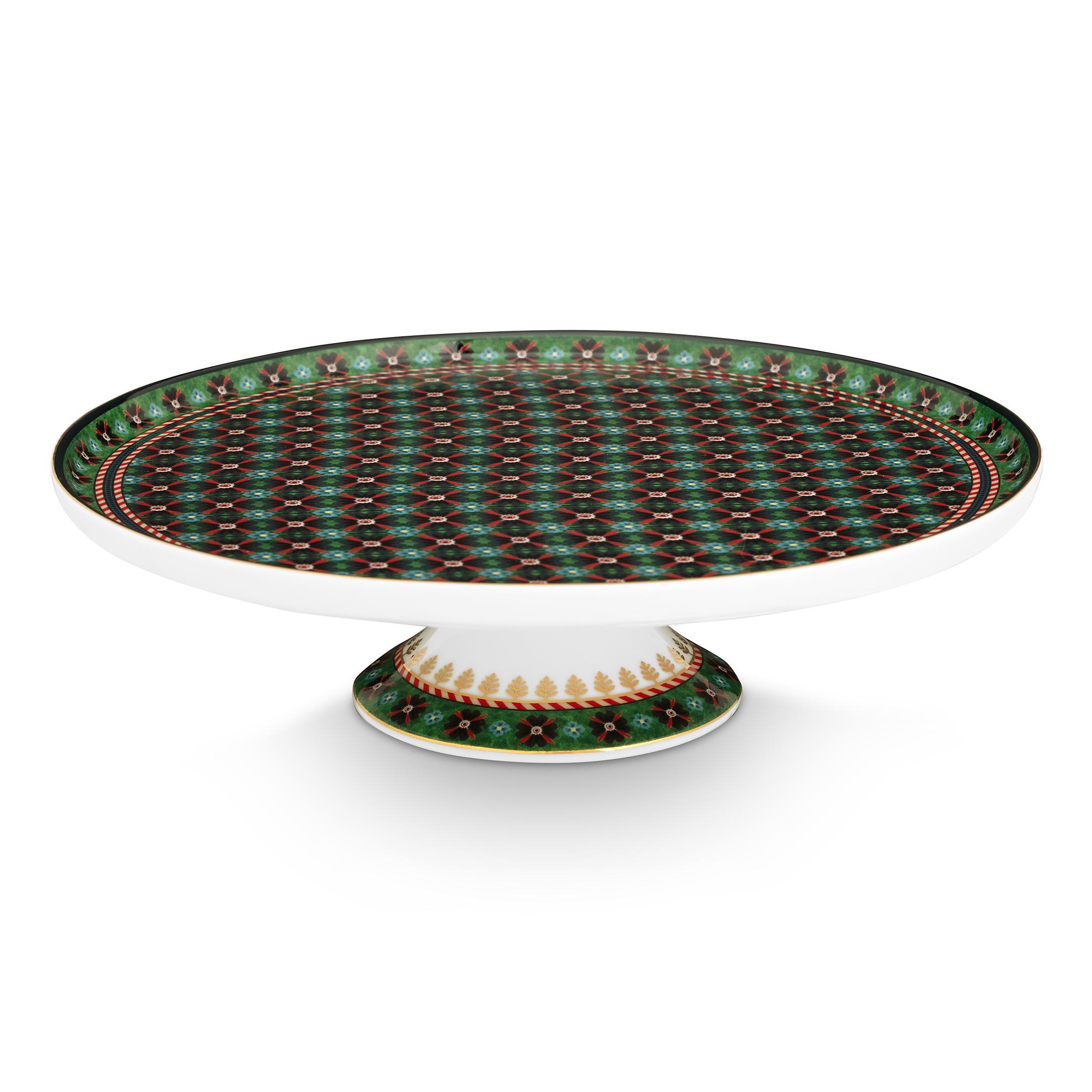 Pip Studio Clover Green taartplateau - ⌀21cm