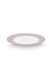 Pip Studio Lily & Lotus Lilac Dinerborden set voor twee -  ⌀26.5cm