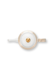 Pip Studio Dot Delight White-Gold theepot - 1.25ltr
