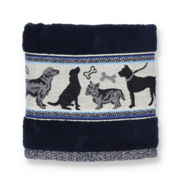 Bunzlau Castle Keukenhanddoek - donkerblauw - Honden