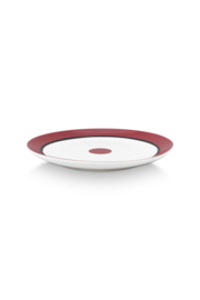 VT Wonen Circles Earth red ontbijtbord 20cm