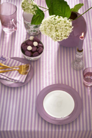 Pip Studio Lily & Lotus lunchbord ⌀23cm - Uni Lilac