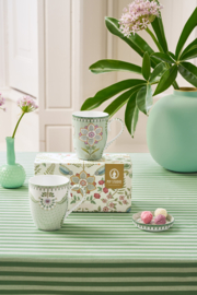Pip Studio Lily & Lotus Light Green set van twee mokken - 350ml