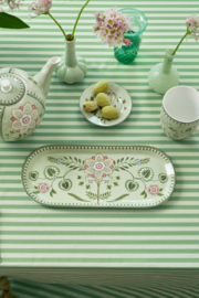 Pip Studio Lily & Lotus Light Green Serveerschaal - 33.3x15.5cm