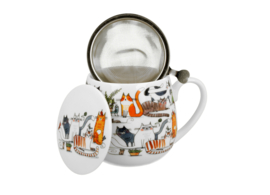 Duo Cats World "Lazy Cats" Theeset - 430ml