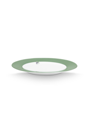 Pip Studio Lily & Lotus Groen Set van twee Dinerborden -  ⌀26.5cm
