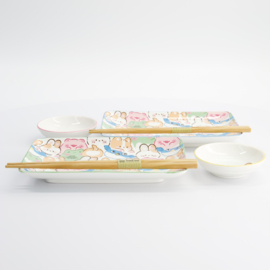 Tokyo Design Kawaii Sushiset voor twee - Animals