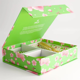 Tokyo Design Kawaii - Flower sushi set/2 - cadeauset - Groen