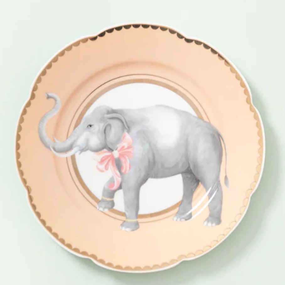 Yvonne Ellen London Gebaksbord Olifant -  ⌀16cm