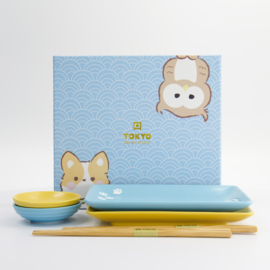 Tokyo Design Kawaii Sushiset voor twee - Owl - Shiba