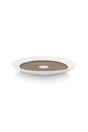 VT Wonen Circles Mirre Sand dinerbord 25.5 cm