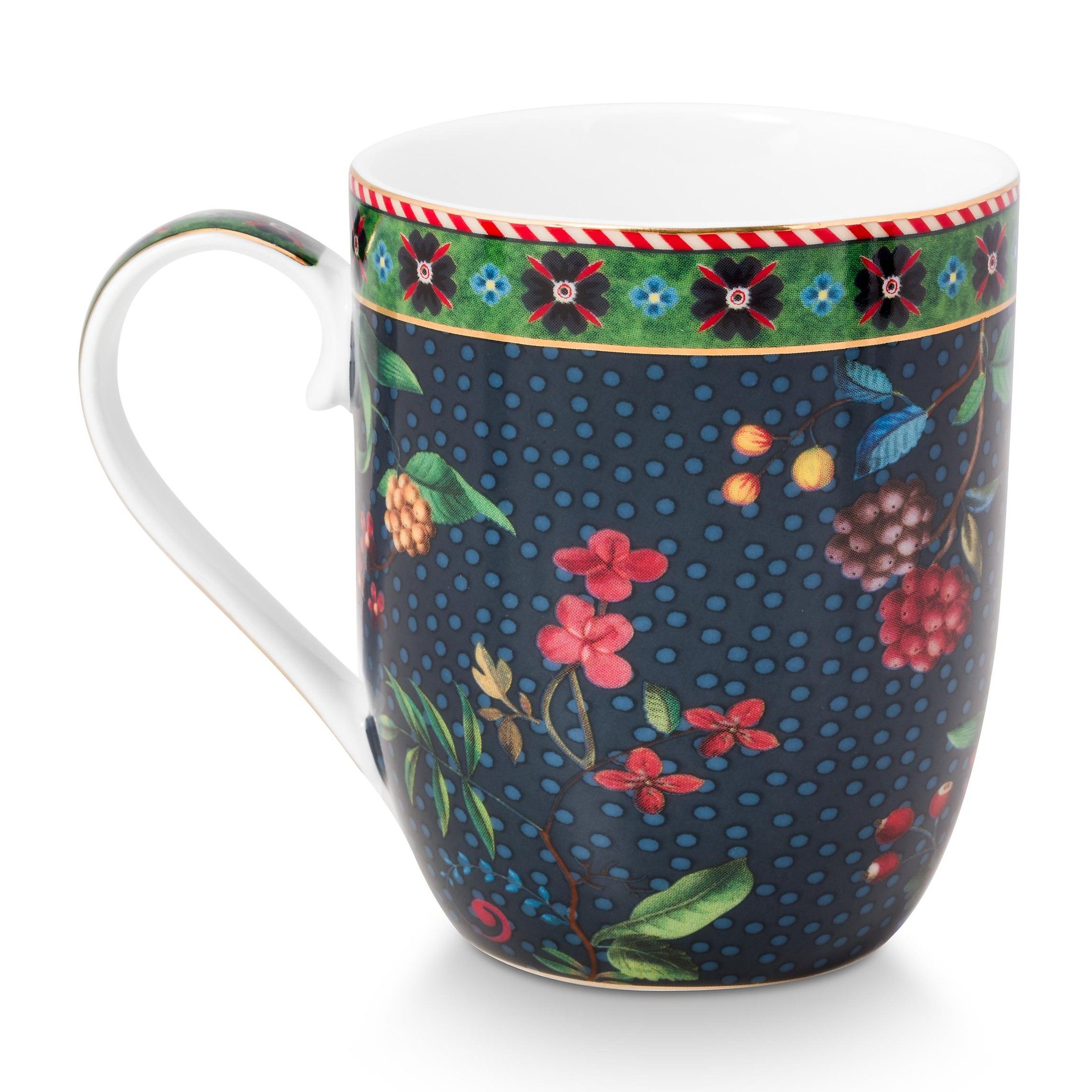 Pip Studio Berry Blues mokken set/2 - 145ml