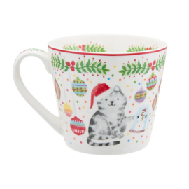 Maxwell en Williams Kerst Mok Kat - 400ml