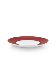 VT Wonen Circles Earth Red petit four bord 12cm