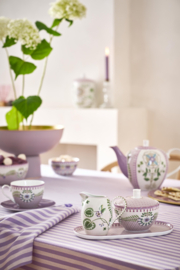 Pip Studio Lily & Lotus Lilac Set van drie Suikerpot, Melkkannetje en Schotel