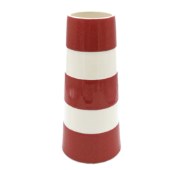 Cornishware Red Vaas Large - 25cm