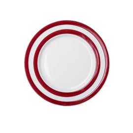 Cornishware red dinerbord 28cm