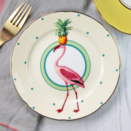 Yvonne Ellen gebaksbord Flamingo ⌀16cm