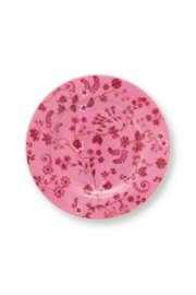 Pip Studio Jolie Flowers Pink Gebaksbordje - Ø17 cm