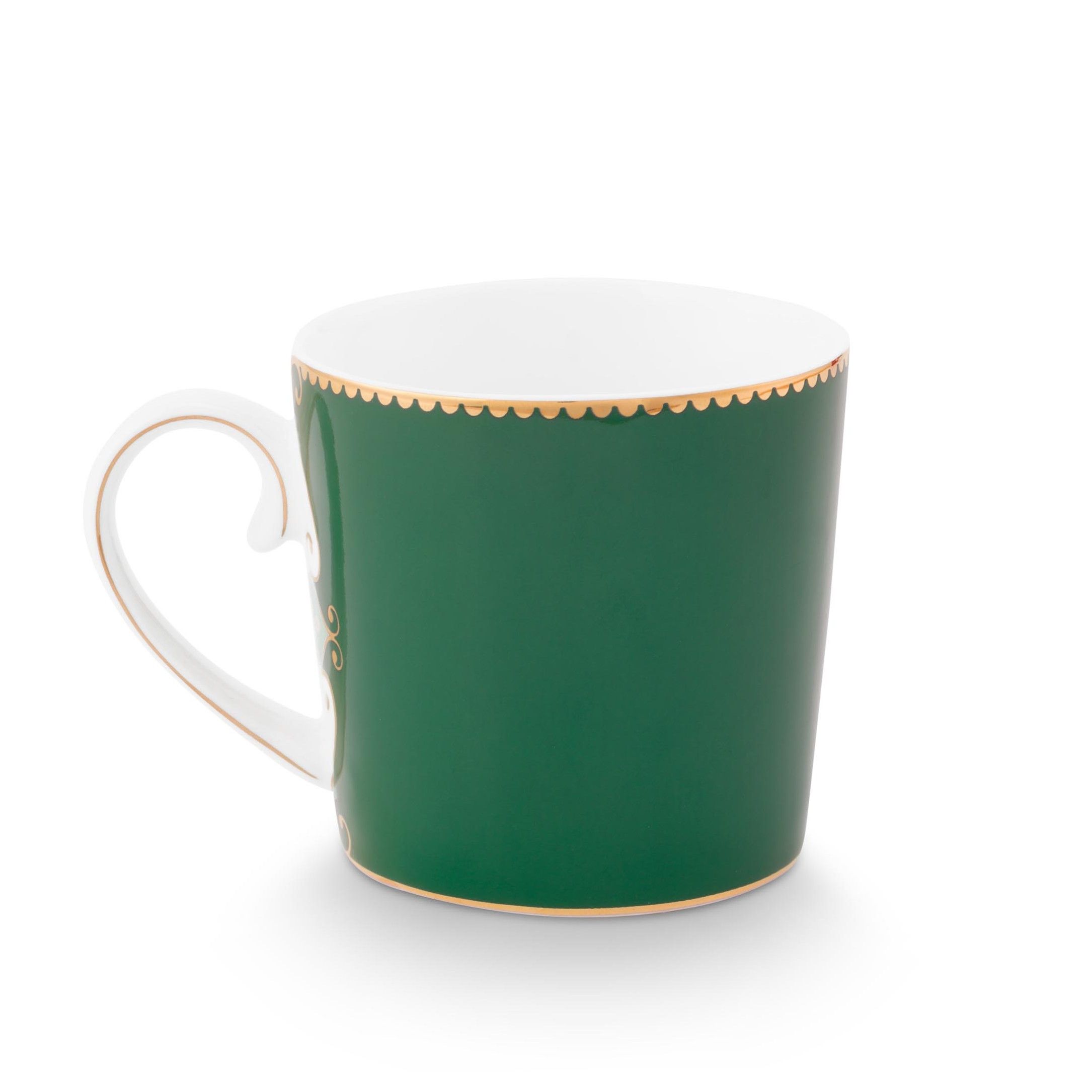 Pip Studio Love birds - Deer - Mokken set/2 groen - 150ml