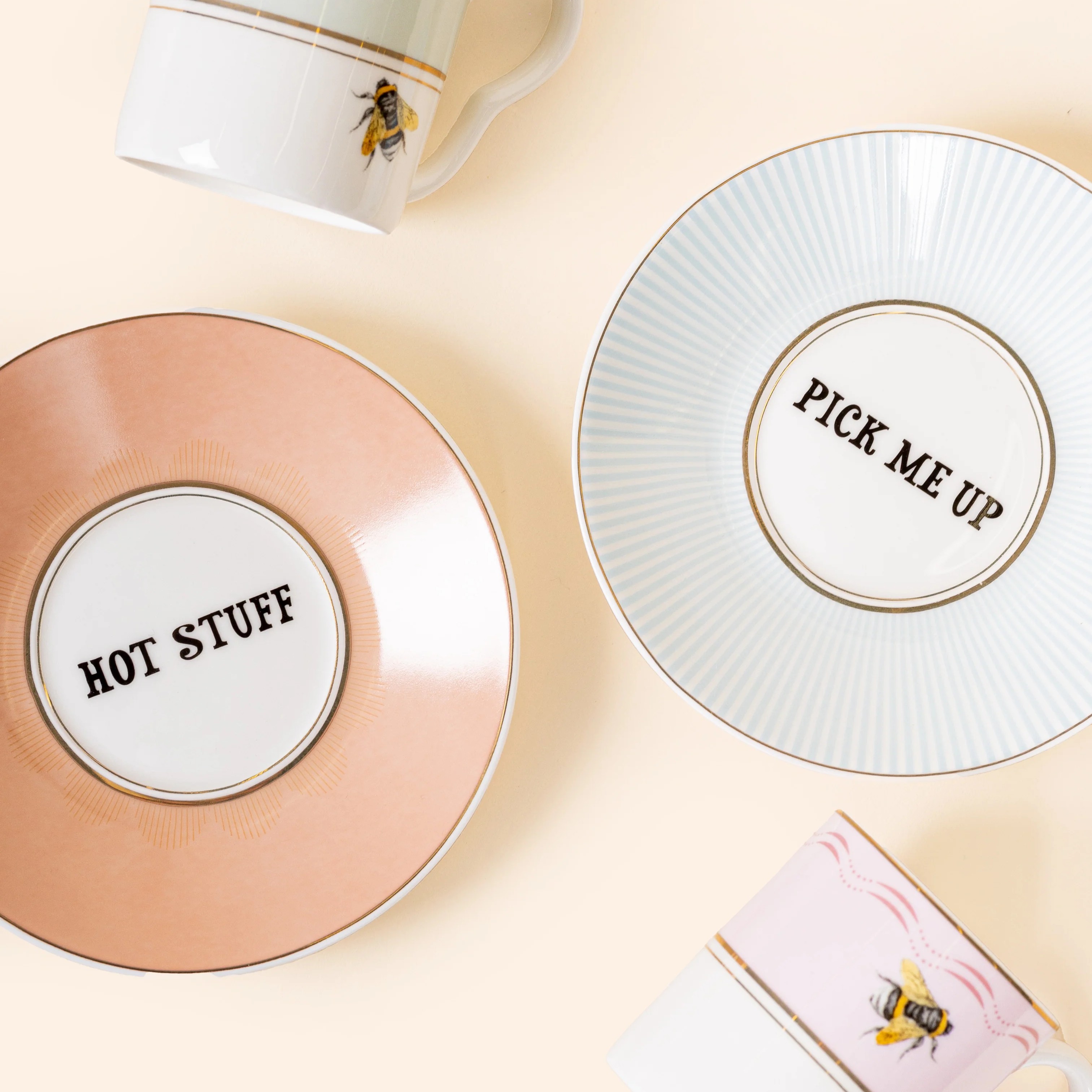 Yvonne Ellen London Espresso set van 2 - Slogan