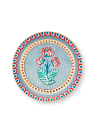 Pip Studio Flower Festival theetip - ⌀9cm - Blauw