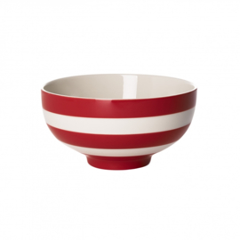 Cornishware red soupbowl - kom L