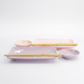 Tokyo Design Kawaii Sushiset voor twee - Rabit - Cat