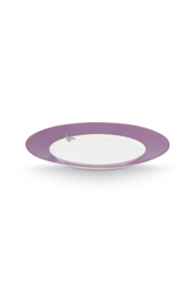 Pip Studio Lily & Lotus Lilac Ontbijtborden set van twee -  ⌀23cm