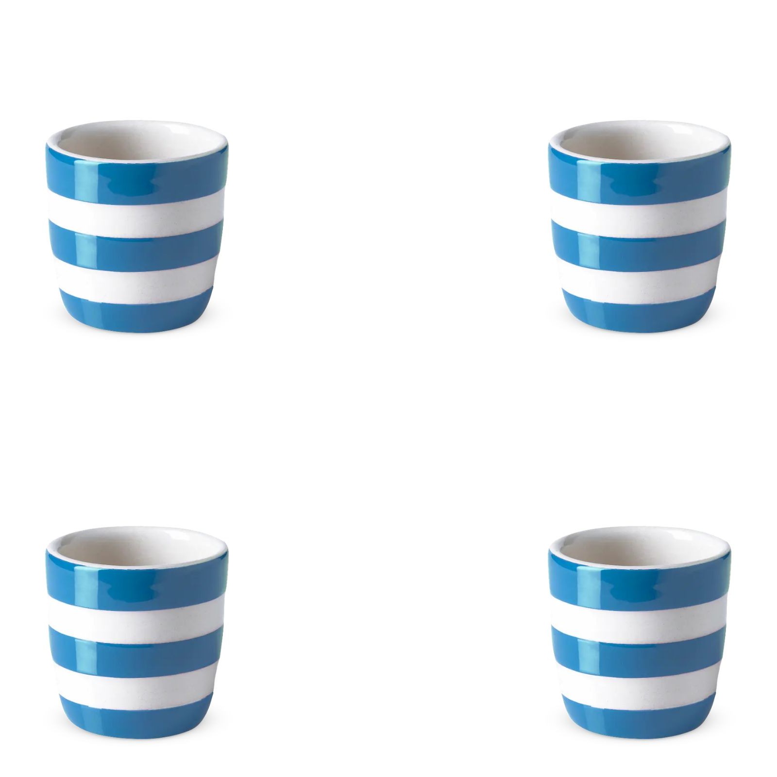 Cornishware Cornishblue Eierdoppen Set van Vier