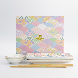 Tokyo Design Kawaii Sushiset voor twee - Animals